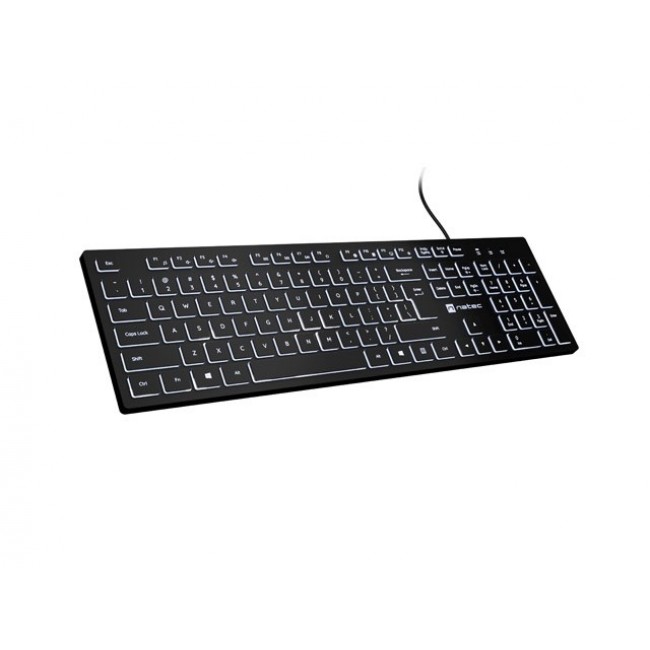 Natec Herring Glow US Keyboard with white backlight