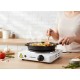 Esperanza EKH002W hob Black,White Countertop Sealed plate 1 zone(s)