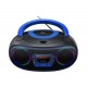 Denver TCL-212BT BLUE CD player Portable CD player Black, Blue