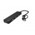 NATEC HUB USB-C 3.0 MAYFLY 4-PORTS + USB-A ADAPTER
