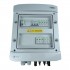 Switchgear attached DCAC hermetic IP65 EMITTER with Noark 1000V type 2 DC surge arrester, 2 x PV string, 2 x MPPT // og. AC Noark Type 2, 10A 3-F, RCD Type A 40A/300mA