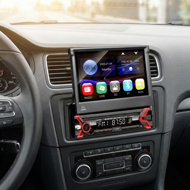 Audiocore AC9100 radio Car Digital Black, Red