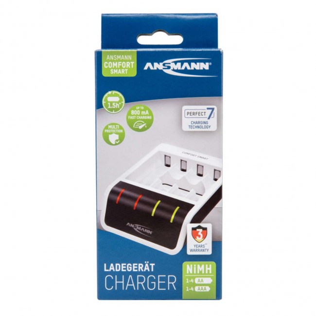 Ansmann Comfort Smart battery charger Household battery USB