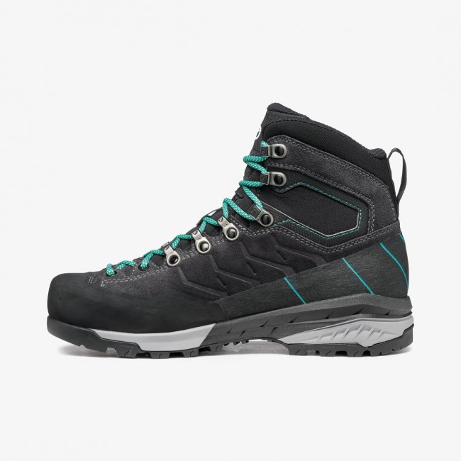 Scarpa MESCALITO TRK GTX WOMAN, 37, Dark Anthracite - Tropical Green