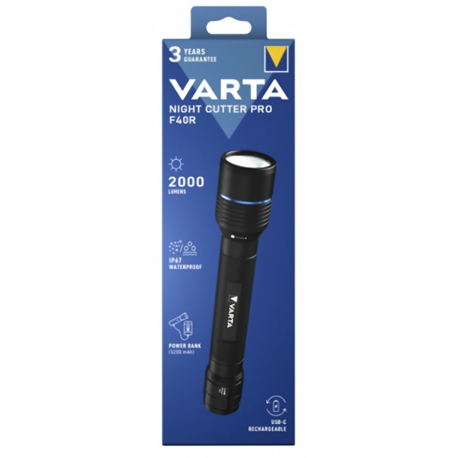 Varta 18922 Black Hand flashlight LED