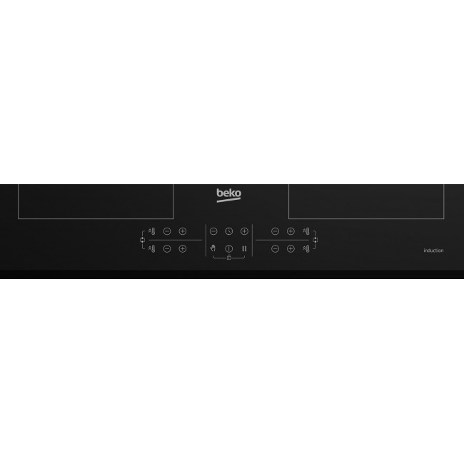 Beko HII64206F2MT Black Built-in 58 cm Zone induction hob 4 zone(s)