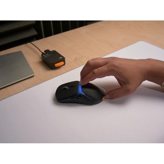 Glorious Gaming Model O3 Wireless Gaming Mouse - InfinitePlay Swappable Battery System, 8k Polling, 130M Click Optical Switches, Ultralight 66g, 30K DPI Optical Sensor, RGB - Black