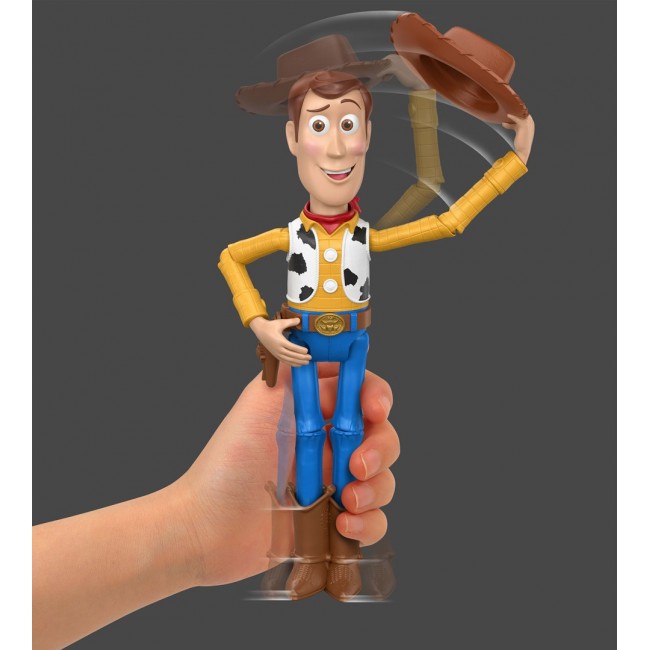Disney Pixar Disney and Pixar Toy Story 5 Large Scale Howdy Partner Woody Figure, 12 Inch Posable Toy, Hat Tip