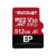 Patriot Memory PEF512GEP31MCX memory card 512 GB MicroSDXC Class 10 Patriot Memory PEF512GEP31MCX memory card 512 GB MicroSDXC Class 10
