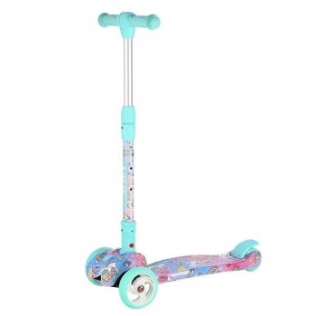 NILS FUN HLB15A LED mint children's scooter