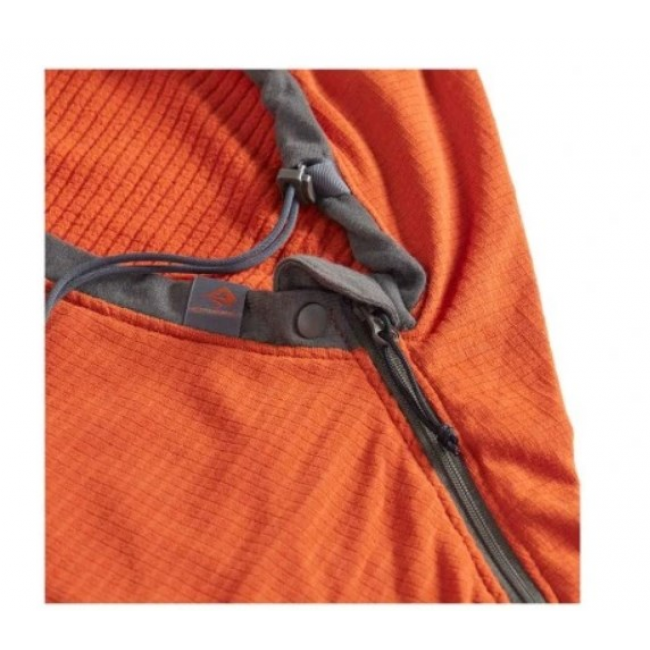 Sea To Summit Reactor Fleece Sleeping Bag Liner - Mummy W/ Drawcord- compact- orange Sea To Summit Reactor Fleece Sleeping Bag Liner - Mummy W/ Drawcord- compact- orange