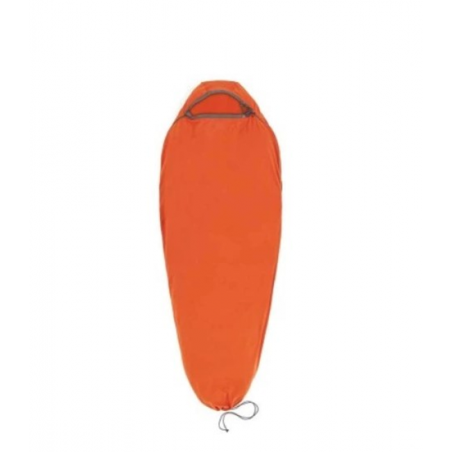 Sea To Summit Reactor Fleece Sleeping Bag Liner - Mummy W/ Drawcord- compact- orange Sea To Summit Reactor Fleece Sleeping Bag Liner - Mummy W/ Drawcord- compact- orange