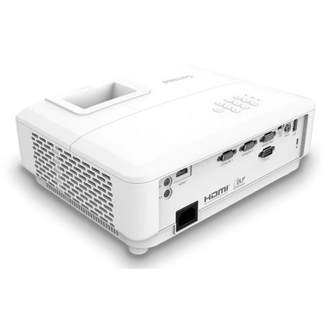 Philips ProPix 650 Standard throw projector 4000 ANSI lumens DLP WXGA (1280x800) 3D White