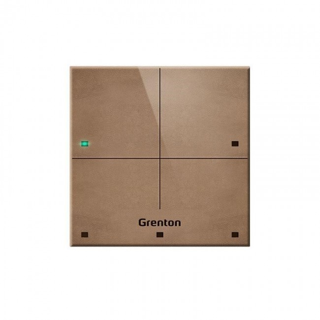 GRENTON TOUCH PANEL/ 4 TOUCH FIELDS/ TF-BUS/ LIGHT, MADE OF NATURAL LEATHER FRONT GRENTON TOUCH PANEL/ 4 TOUCH FIELDS/ TF-BUS/ LIGHT, MADE OF NATURAL LEATHER FRONT