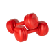 REBEL ACTIVE Bitumen dumbbell set 20kg (2x1kg + 2x2kg + 2x3kg + 2x4kg)