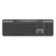 Logitech Signature Slim Solar+ K980 keyboard Universal RF Wireless + Bluetooth QWERTZ German Graphite