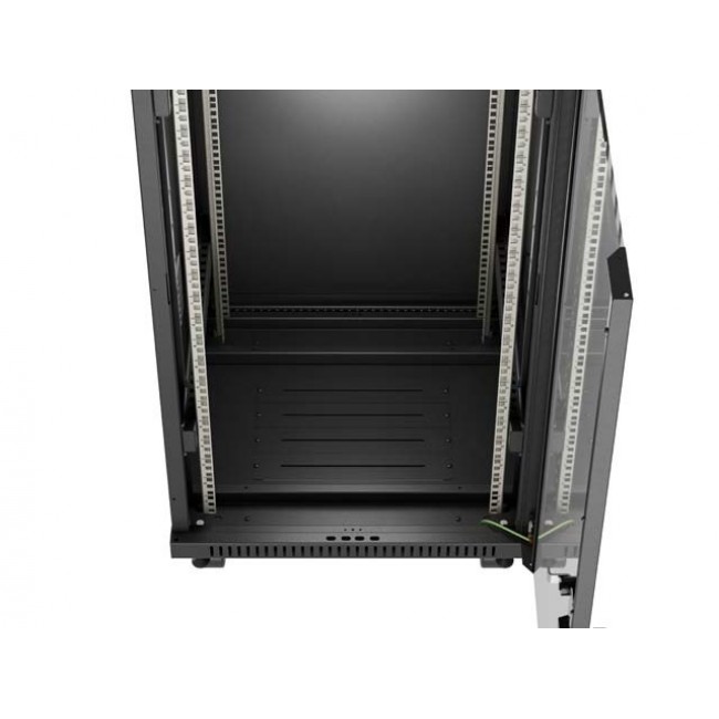 Lanberg FF01-6624-12BL rack cabinet 24U Freestanding rack Black