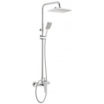 Rain shower with shower faucet