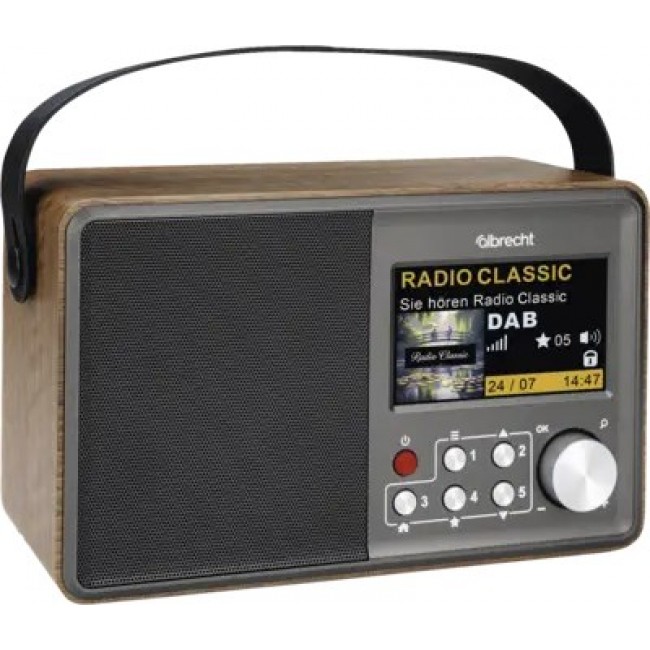 Albrecht DR 862 Portable Digital Grey, Wood