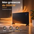 Extralink SMART GLASS PANEL HEATER, BLACK, 2000W, WIFI, LPL-23A-BL
