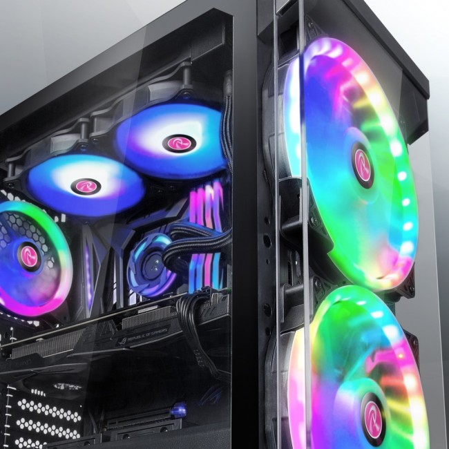 RAIJINTEK EOS 12 RBW ADD Motherboard, Processor Fan 12 cm Black, White 2 pc(s) RAIJINTEK EOS 12 RBW ADD Motherboard, Processor Fan 12 cm Black, White 2 pc(s)