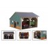 Shed for Two Tractors with Dimensions 55x53x38cm, Scale 1:16 HIPO