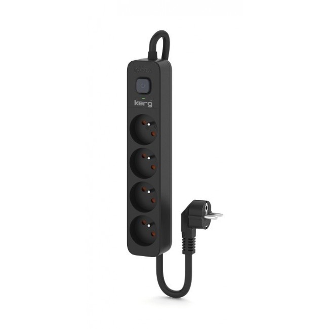 KERG power strip with circuit breaker-4 sockets 16A 5m KERG power strip with circuit breaker-4 sockets 16A 5m