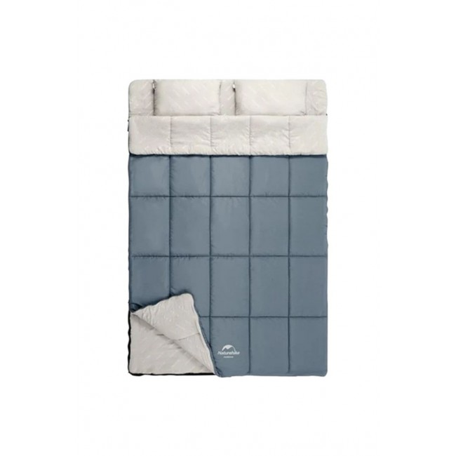 double sleeping bag with pillow nh21msd05-shadow blue NATUREHIKE double sleeping bag with pillow nh21msd05-shadow blue NATUREHIKE