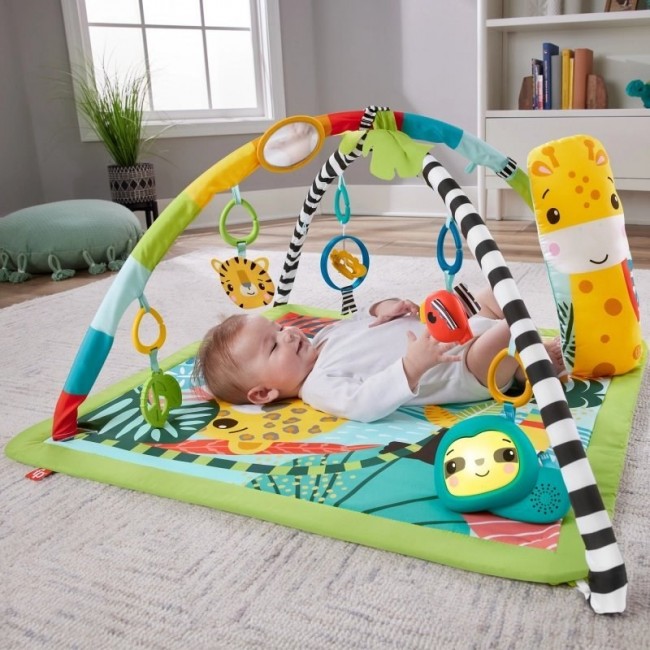 FISHER PRICE EDUCATIONAL 3IN1 RAINFOREST MAT HJW08 FISHER PRICE EDUCATIONAL 3IN1 RAINFOREST MAT HJW08