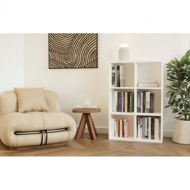 MALAX MINI 2X3 WHITE BOOKCASE MALAX MINI 2X3 WHITE BOOKCASE