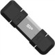 Silicon Power SP128GBUC3C51V1S USB flash drive 128 GB USB Type-A / USB Type-C 3.2 Gen 1 (3.1 Gen 1) Black, Silver