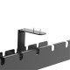 ACTIVEJET desk cable organiser CMP502 Black ACTIVEJET desk cable organiser CMP502 Black