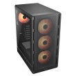 COUGAR Midi Tower Case Airface Pure PRO, ARGB, Black