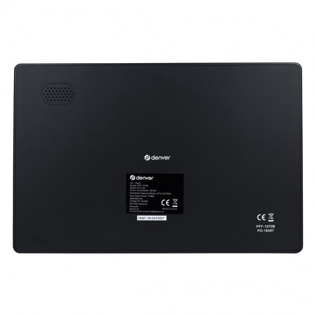 Denver PFF-1070B digital photo frame Black 25.6 cm (10.1