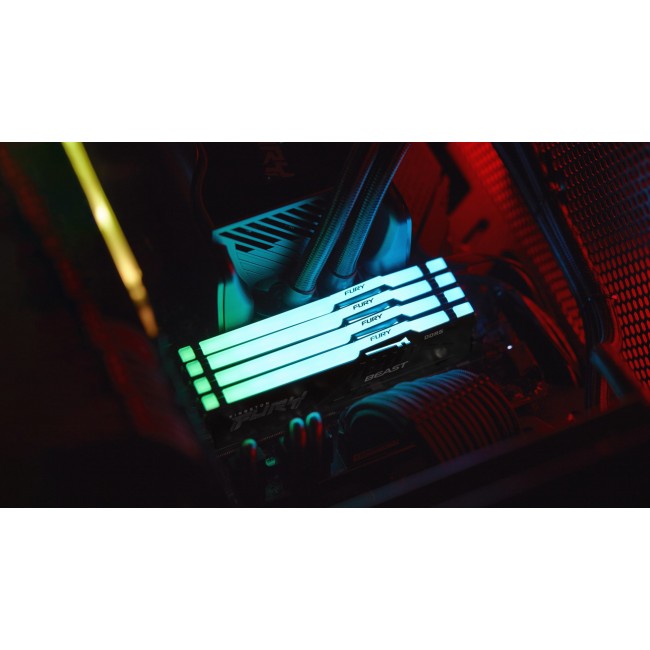 Kingston Technology FURY Beast 16GB 5200MT/s DDR5 CL40 DIMM (Kit of 2) RGB