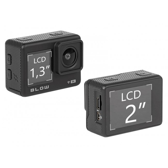 BLOW action sports camera 20 MP 5K Ultra HD CMOS Wi-Fi 58 g