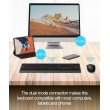 Gembird KBS-WPS-02-CYRL Dual-mode slim wireless desktop set, 2.4G+BT, RU layout