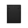 Lanberg wall-mounted installation rack cabinet 19'' 18U 600x600mm black (glass door) Lanberg wall-mounted installation rack cabinet 19'' 18U 600x600mm black (glass door)