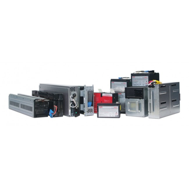 APC Replacement Battery Cartridge, Valve regulated lead acid battery, 7Ah, 12VDC, 2-year warranty