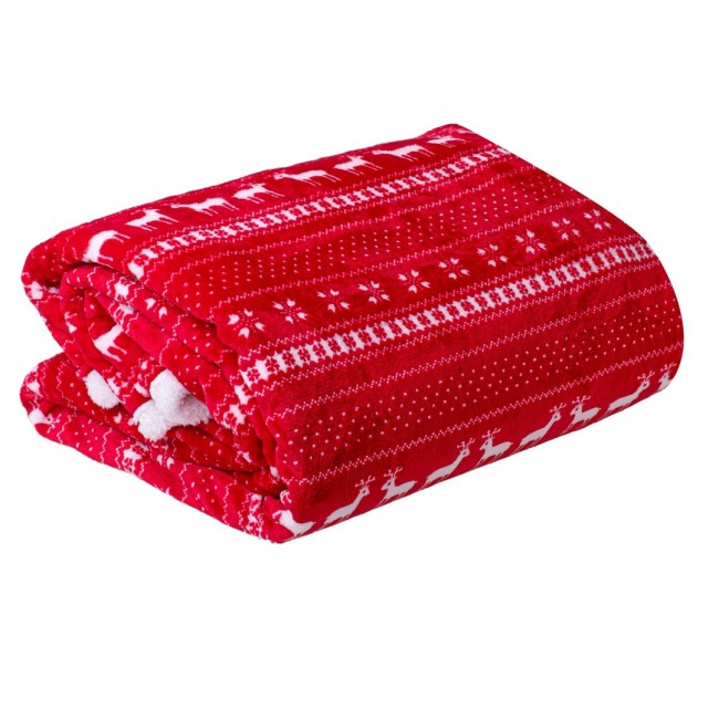 Camry Premium CR 7441 electric blanket 120 W Red, White Fleece