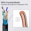 Extralink CAT6 FTP (F/UTP) V2 External | Twisted-pair network cable | 50M