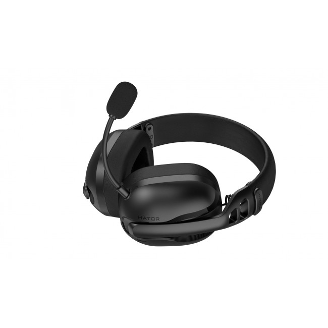 HATOR Hyperpunk 3 Wireless Gaming Headset, 2.4 GHz + Bluetooth + USB Connection, Hi-Res Audio, LDAC, THX, Black