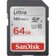 SD Card 64GB SanDisk SDXC UHS-I 140MB/sec