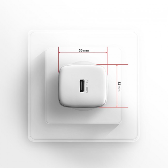 Axagon ACU-PD30W wall charger 1x QC3.0/AFC/FCP/PD type-C 30W white Mobile phone, Smartphone, Smartwatch, Tablet, Universal AC Fast charging Indoor Axagon ACU-PD30W wall charger 1x QC3.0/AFC/FCP/PD type-C 30W white Mobile phone, Smartphone, Smartwatch, Tablet, Universal AC Fast charging Indoor