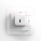 Axagon ACU-PD30W wall charger 1x QC3.0/AFC/FCP/PD type-C 30W white Mobile phone, Smartphone, Smartwatch, Tablet, Universal AC Fast charging Indoor Axagon ACU-PD30W wall charger 1x QC3.0/AFC/FCP/PD type-C 30W white Mobile phone, Smartphone, Smartwatch, Tablet, Universal AC Fast charging Indoor