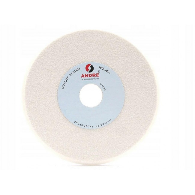 ANDRE PROFILE GRINDING WHEEL 200mm x10mm x 32mm 99A60K7VE01-35 WHITE ANDRE PROFILE GRINDING WHEEL 200mm x10mm x 32mm 99A60K7VE01-35 WHITE