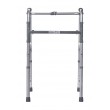 Aluminium rehabilitation tri-functional walker
