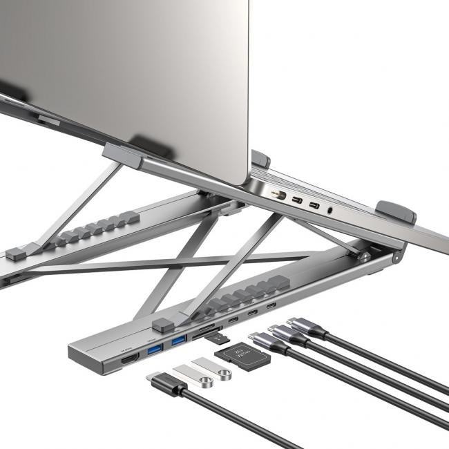 UNITEK ADJUSTABLE LAPTOP STAND + HUB UNITEK ADJUSTABLE LAPTOP STAND + HUB