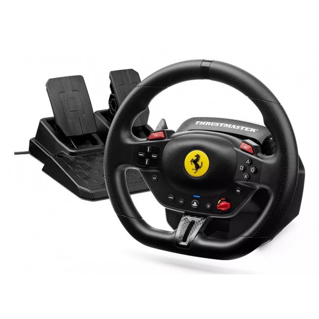 Thrustmaster T98-P FERRARI 296 GTB Black Steering wheel + Pedals PC, PlayStation 4, PlayStation 5
