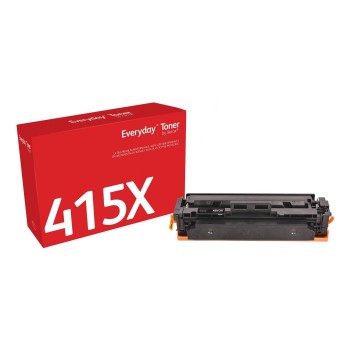 Everyday Black Toner by Xerox compatible with HP 415X (W2030X), High capacity